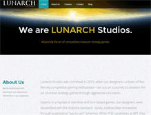 Tablet Screenshot of lunarchstudios.com